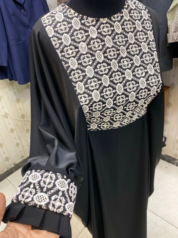 عبا مدل مچ چین دار الیزه